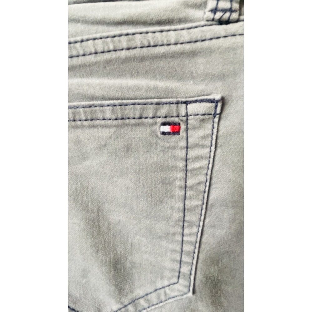 Tommy Hilfiger gray corduroy pants, Slim Fit, Size 26,hemline At The Bottom, EUC - Picture 5 of 7